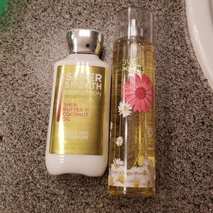 Love & Sunshine lotion and body mist
